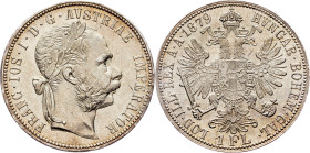 Franz Joseph I., 1 Gulden 1879, Vienna
