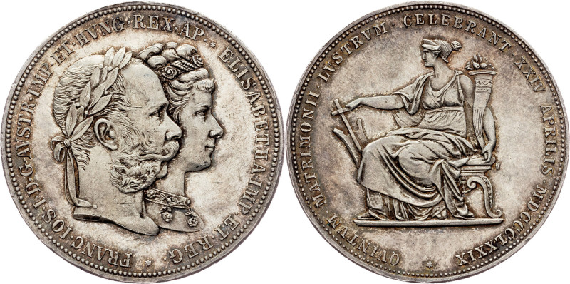 Franz Joseph I., 2 Gulden 1879, Vienna Habsburg, Franz Joseph I., 2 Gulden 1879,...