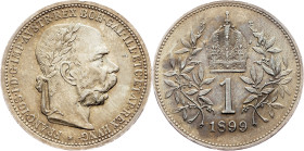 Franz Joseph I., 1 Krone 1899, Vienna