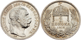 Franz Joseph I., 1 Korona 1916, KB