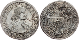 Charles II. of Liechtenstein, 6 Kreuzer 1675, Kremsier