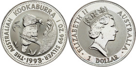 Australia, 1 Dollar (1 Oz) 1993, Kookaburra