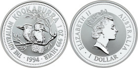 Australia, 1 Dollar (1 Oz) 1994, Kookaburra