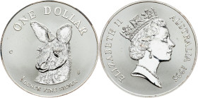 Australia, 1 Dollar (1 Oz) 1995, Kangaroo
