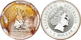 Australia, 1 Dollar (1 Oz) 1999, Lunar Series - Year of the Rabbit
