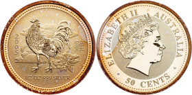 Australia, 50 Cents (1/2 Oz) 2005, Lunar Series - Year of the Rooster