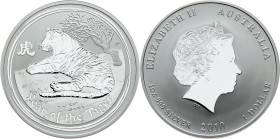 Australia, 1 Dollar (1 Oz) 2010, Lunar Series II. - Year of the Tiger