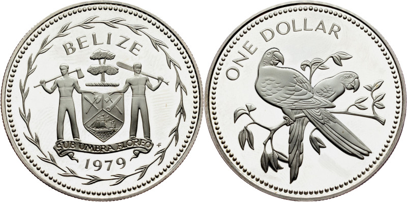 Belize, 1 Dollar 1979, Wawa (Pennsylvania) Belize, Elizabeth II., 1 Dollar 1979,...