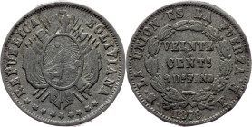 Bolivia, 20 Centavos 1879, Potosí
