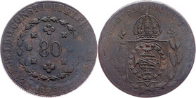 Brazil, 80 Reis 1829