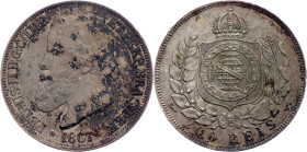 Brazil, 200 Reis 1867
