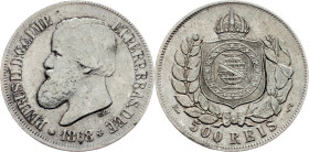 Brazil, 500 Reis 1868