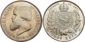 Brazil, 2000 Reis 1888