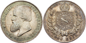 Brazil, 2000 Reis 1888