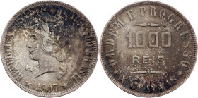 Brazil, 1000 Reis 1907