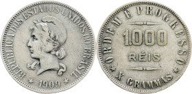 Brazil, 1000 Reis 1909