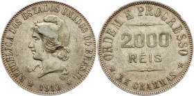 Brazil, 2000 Reis 1910