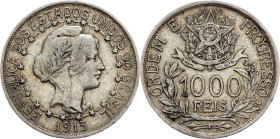 Brazil, 1000 Reis 1913