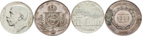 Brazil, 1000 Réis, 5000 Réis 1860, 1936