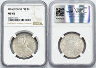 British India, 1 Rupee 1893, B