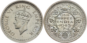 British India, 1 Rupee 1945, Bombay