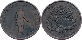 Canada, 1 Penny 1837, Montreal
