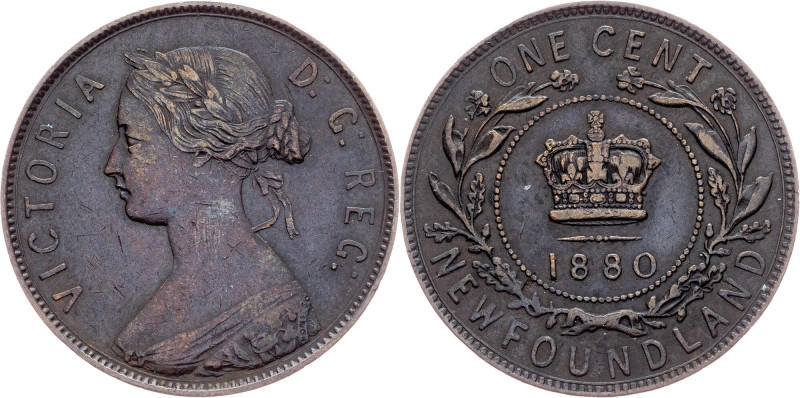 Canada, 1 Cent 1880, London Canada, Victoria, 1 Cent 1880, London, 5,568 g, Bron...