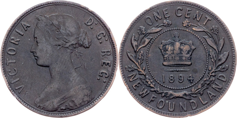Canada, 1 Cent 1894, London Canada, Victoria, 1 Cent 1894, London, 5,539 g, Bron...