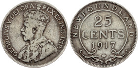 Canada, 25 Cents 1917, Ottawa