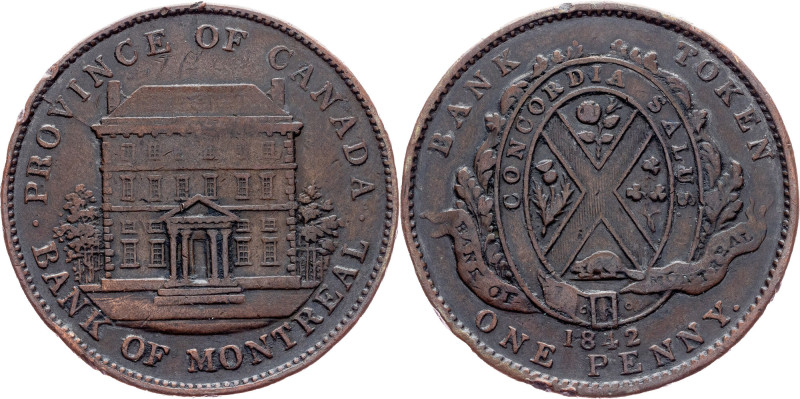 Canada, 1 Penny 1842 Canada, United Province of Canada, 1 Penny 1842, 18,061 g, ...