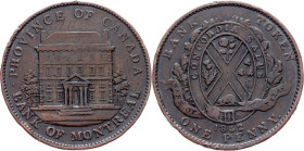 Canada, 1 Penny 1842