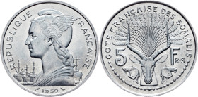 Djibouti, 5 Francs 1959, Paris