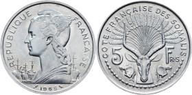Djibouti, 5 Francs 1965, Paris