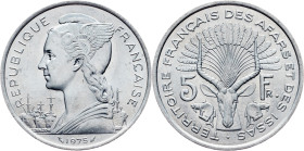 Djibouti, 5 Francs 1975, Paris