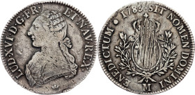 France, 1 Ecu 1783, M
