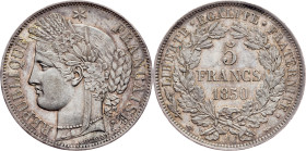 France, 5 Francs 1850, A
