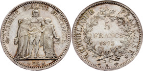 France, 5 Francs 1873, A