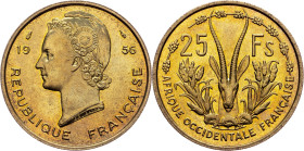 French West Africa, 25 Francs 1956, Paris