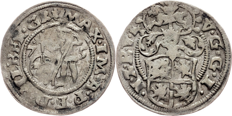 Germany, 1/24 Thaler 1575 Germany, Brunswick-Wolfenbuttel, 1/24 Thaler 1575, 1,9...