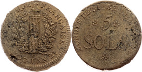 Germany, 5 Sols 1793, RARE