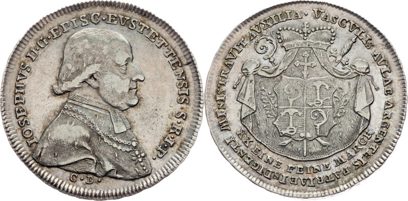 Germany, 1/2 Thaler 1796, CD Germany, Bishopric of Eichstätt, 1/2 Thaler 1796, C...
