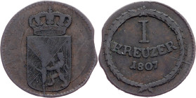 Germany, 1 Kreuzer 1807
