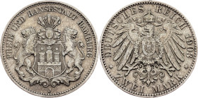 Germany, 2 Mark 1903, J