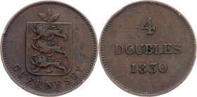 Guernsey, 4 Doubles 1830, Soho