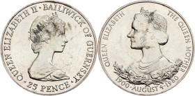Guernsey, 25 Pence 1980, Llantrisant