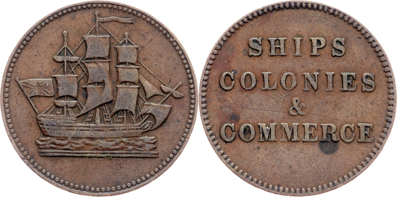Prince Edward Island, 1/2 Penny 1835 Prince Edward Island, 1/2 Penny 1835, 4,776...
