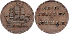 Prince Edward Island, 1/2 Penny 1835