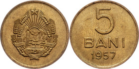 Romania, 5 Bani 1957