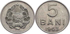 Romania, 5 Bani 1963