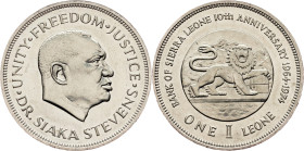 Sierra Leone, 1 Leone 1974, Llantrisant